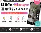 SNS運用代行/TikTokインスタ運用代行します 「何を投稿したらいいかわからない」を全部解決。 イメージ1