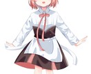 可愛らしい女の子のイラスト制作致します 1枚絵、アイコン、立ち絵なんでもおまかせください！ イメージ3