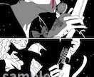 写真からCOOLなイラスト制作します お好きな写真をモノクロ＋差し色のカッコいいイラストに！！ イメージ1