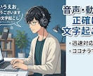 動画や音声の文字起こしします ご要望には極力お応えして動画・音声データを文章に起こします！ イメージ1