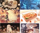 ほんわか可愛いイラストお描きします 動画のサムネやアイコン、MV、表紙、壁紙などにぜひ♪ イメージ4