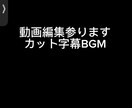 動画編集参ります！カット、テロップ、などあります カット、テロップ、BGM…モザイク加工 イメージ1