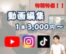 丸投げOK！動画編集全般承ります カット〜テロップまで丸投げOK！ イメージ1