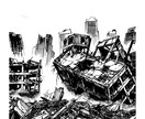 漫画背景のトレス・描き起こしをします 写真トレスから3D構成まで！面倒な背景作画を代行します イメージ10