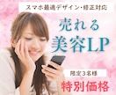 美容LPデザイン制作します 美容商品LPファーストビュー、バナー等、柔軟に対応いたします イメージ1