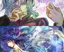 SNS用アイコン、ヘッダーイラスト等作成いたします 印刷用サイズ、SDキャラクター全身も対応可能です イメージ2
