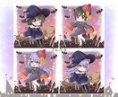 ハロウィン向け量産ミニキャラ描きます 量産型だからこその早さと安さ！まだまだ間に合います♬ イメージ6