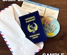 パスポート風結婚式招待状作ります 旅行好きによる旅行好きの為の遊び心溢れる結婚式招待状 イメージ1
