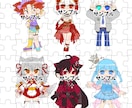 ミニキャライラストの作成をします 3頭身ほどのミニキャライラスト作成 イメージ1