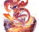 修正何度でも　厚塗り調でイラスト作成します 人間キャラ・モンスター娘系・人外系・獣人系ご希望に沿います イメージ6