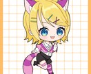 ポップで明るいSDキャラのアイコンを描きます ミニキャラ、デフォルメキャラ、スタンプ利用にどうぞ！ イメージ4