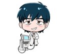 商用利用OK！かわいいデフォルメイラスト描きます アイコンにちょうど良いちびキャラ描きます。 イメージ1