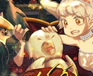 バレンタインなど季節一枚絵イラスト作成承ります キラキラ華やか特別感の演出にいかがでしょうか イメージ2