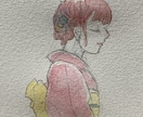 水彩で女の子描きます アナログテイストがお好きな方へ イメージ3