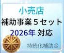 小売店の事業計画書＋補助事業を提供します 最新フォーム対応済　即日対応可能です！ イメージ1