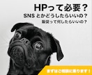 HP制作/SNS運用/販促の相談に乗ります 無駄なお金を掛けず、効率的に稼ぐ戦略をサポートします イメージ1