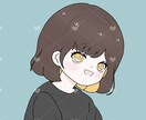 SNSアイコンに使えるイラスト描きます 髪型、髪色、目の色、あなた好みの子を描きます! イメージ2