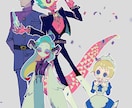 カートゥン調、デフォルメのイラスト描きます ポップ、キュート、ほのぼのお任せください！ イメージ3