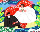 修正無制限！ウェルカムボードを描きます 「写真とは違うイラストだからこその特別感」をお届けします。 イメージ6