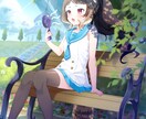 キャラクターの１枚イラスト描きます 綺麗で可愛い女の子ならお任せください！ イメージ2