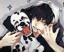 一枚絵や動画イラストをそっと描きます 獣人や動物、食べ物などもご相談ください イメージ1