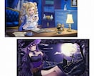 ダークでかっこいいMVイラスト制作します オリジナル楽曲や歌ってみたイラストの制作 イメージ4