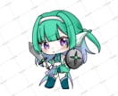 最短3日以内、かわいいイラスト描きます ポップなデフォルメキャラ・SDキャラ イメージ5