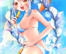 イラスト制作します 商用利用、ファンアートなどにどうぞ⊂( ᐢ. ̫.ᐢ)⊃♡ イメージ3