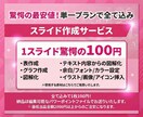 1スライド100円‼️当日納品で営業資料作ります 早い！安い！伝わるプレゼン資料・営業スライド制作 イメージ4