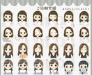 表情6点セット★ゆるかわアイコンお描きします 【商用利用OK】オリジナルイラストで好感度UPをお手伝い イメージ9