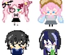 商用利用可能！ドッド絵+gif1000円でいけます かわいいドッド絵！ピクセル風！アイコンなどにぴったり！ イメージ1