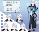 キャラデザ込み！商用可能な立ち絵 の作成します IRIAM/ゲーム/TRPG/動画用対応可能です イメージ4