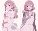 等身イラストをお描きします 4～7頭身くらいの女の子のイラストを描きます イメージ3