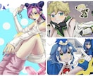 SNSアイコン/人物イラスト描きます あなたの世界観をイラストで形にします イメージ3