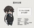 かわいいミニキャライラスト制作いたします SNSアイコン・グッズ・サムネイルに！ イメージ3