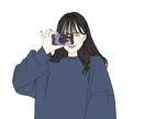 お洒落な手書きイラストをリーズナブルにご提供します SNSのアイコン、プレゼント等何にでもご利用可能です！ イメージ3