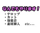 3本YouTube動画編集をやります テロップ・カット・素材挿入などの編集代行します！ イメージ2