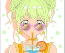 平成レトロ風のかわいいイラスト描きます 平成ギャル・ポップ・ゆるかわ系など幅広く対応♪ イメージ1