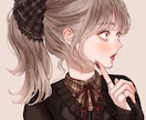 やさしい雰囲気の女の子イラストを制作いたします SNSアイコンやサムネなど、お気軽にご相談ください! イメージ2