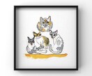 子供イラスト似顔絵、SNS用挿絵描きます ペンと色鉛筆や水彩で味のあるタッチでほのぼのイラスト イメージ4
