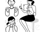 商用利用可能＊シンプルなオーダーイラスト制作します ブログやSNS、ビジネスに！ご希望通りのイラストお描きします イメージ1