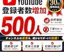 目指せYouTube収益化！登録者数増やします YouTubeチャンネル登録者増加人数調整可能！ イメージ3