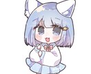 可愛いミニキャライラストを作成します 目が大きめの可愛らしいイラストを作成します! イメージ1