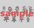 個性的なデフォルメイラスト描きます アイコン・立ち絵・グッズなどに！ イメージ3