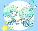 デフォルメ/ちびキャライラストお描きします アイコン、動画、TRPGなどに使える可愛いイラスト承ります！ イメージ4