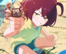 アニメスタイルの魅力的なイラスト作成します 背景込みの分かりやすいキャッチーな小説挿絵風イラストも可能！ イメージ4