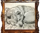 鉛筆でお犬さんを描きます お犬さんの思い出の写真を鉛筆画にいたします。 イメージ3