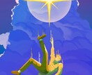 雰囲気やストーリーを大切にしたイラストを制作します 本の表紙や挿絵、音楽配信用のカバーアートにオススメ イメージ5