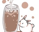 あったかご飯と動物のワンポイントイラスト描きます ／美味しいほんわかワンポイントイラスト描きます！ イメージ4