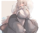もちもちふわふわ女の子イラスト作成いたします もちふわ暖かいイラストで癒されませんか？ イメージ2